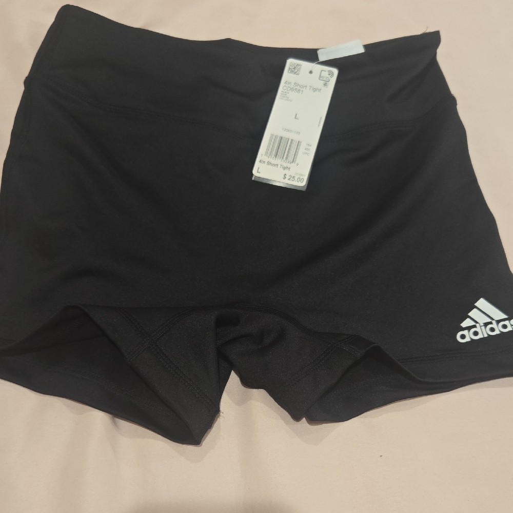 Adidas Black Athletic Shorts Lightweight Performance